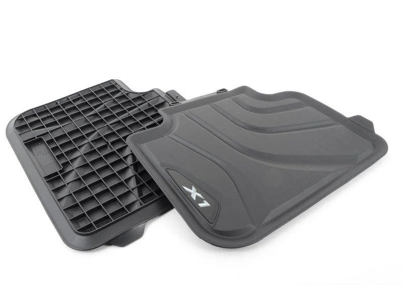 F48 ковры задние резиновые черные 51472365856 BMW - миниатюра 3
