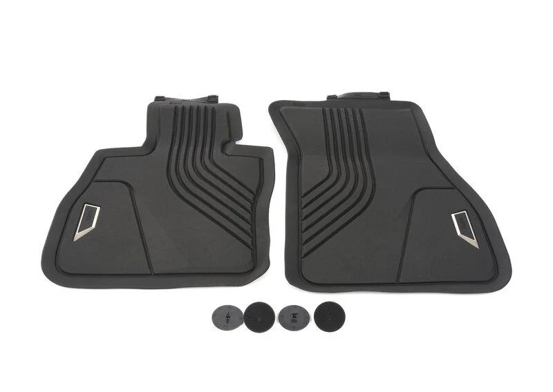 F40 коврики передние черные резиновые 51472469121 BMW - миниатюра 4