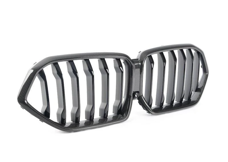 G06 передняя решетка карбон под подсветку 51712467265 BMW - миниатюра 6