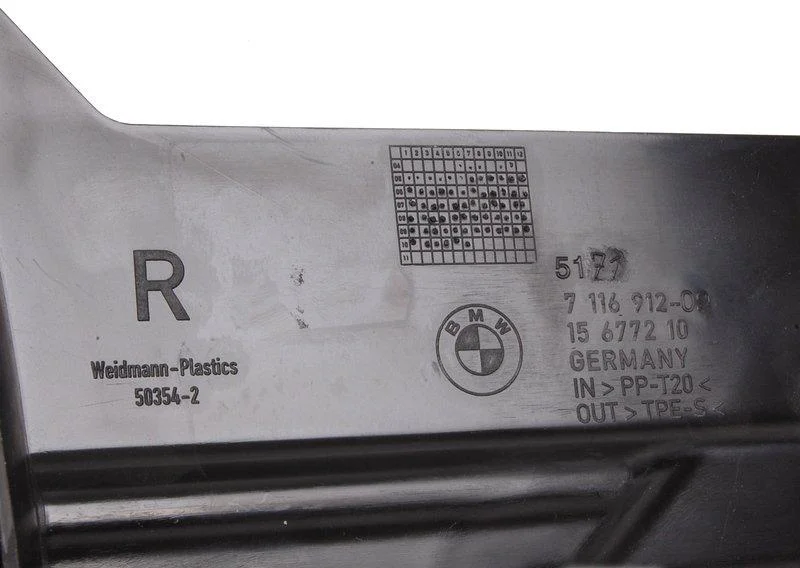 Удлинитель облицовки днища кузова п 51717116912 BMW - миниатюра 2
