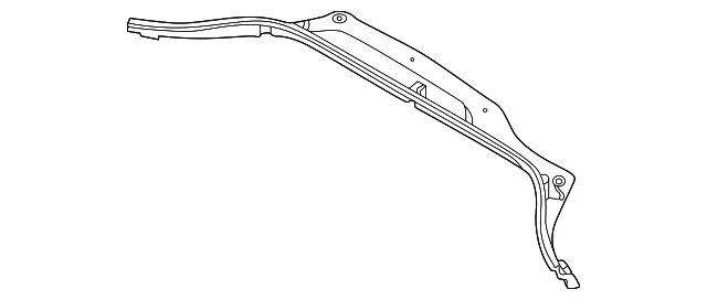 Щит передка. верхняя часть 51717428165 BMW ориг - миниатюра 2