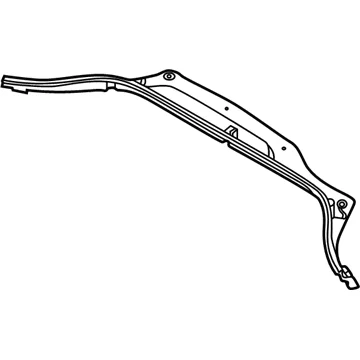 Щит передка. верхняя часть 51717428165 BMW ориг - миниатюра 3