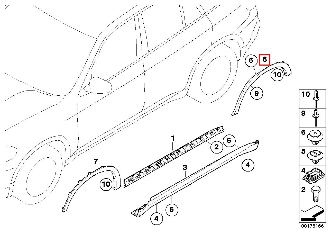 Арка колеса 51777163559 BMW оригинал - изображение 1