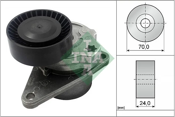 Натяжитель ремня, клиновой зубча 534010310 Schaeffler INA - изображение 1