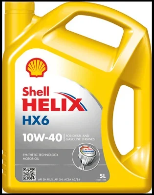 Моторное масло helix hx6 10w-40 550053777 SHELL