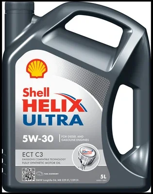 Моторное масло helix ultra ect c3 5w-30 550067698 SHELL
