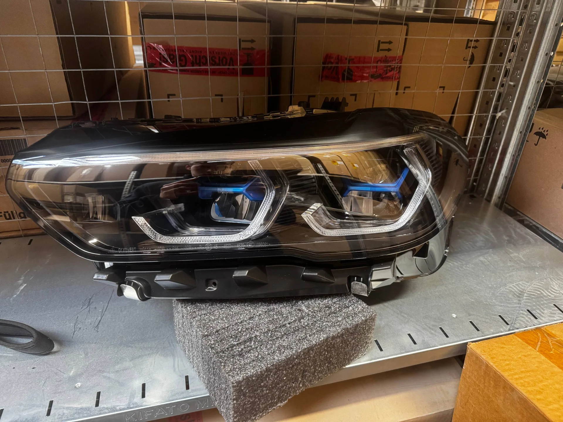 G05/g06 фара лазерная shadow левая 63115A55AA5 BMW - миниатюра 2