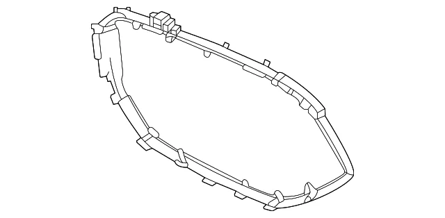 G06 рамка решетки с подсветкой 63145A892D8 BMW - изображение 1