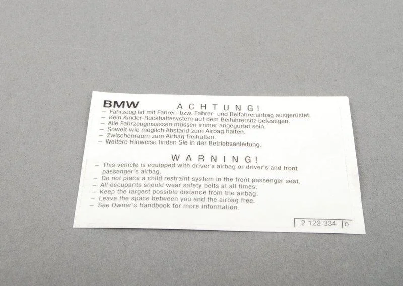 Шильдик нпб 71212122334 BMW оригинал - изображение 1