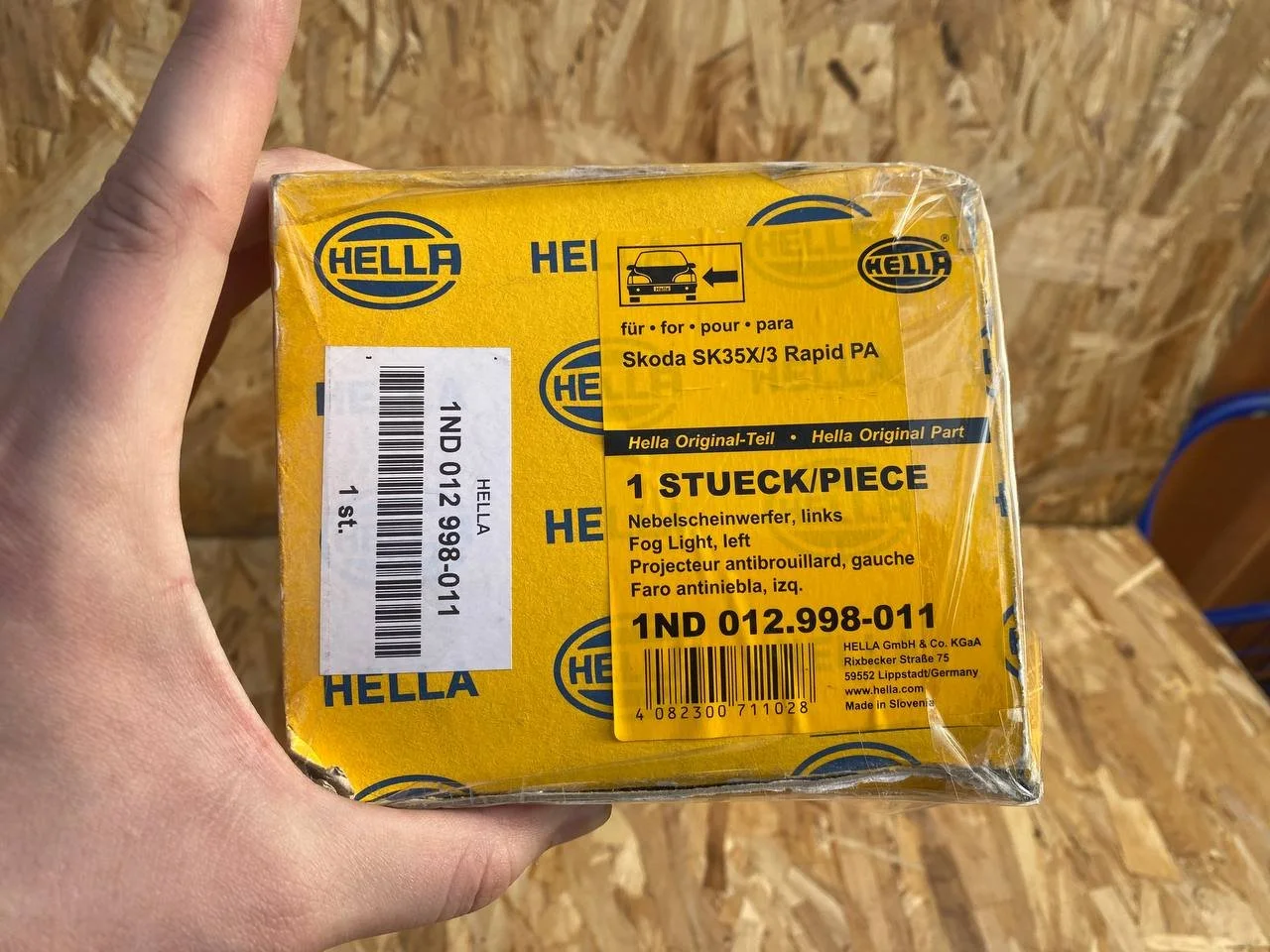 Противотуманная фара 1ND012998011 HELLA уценен. - миниатюра 4