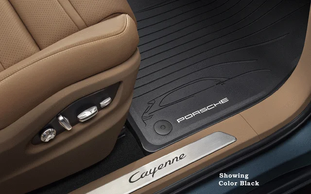 9y cayenne ковры резиновые черные 9Y00448011E0 PORSCHE - изображение 1