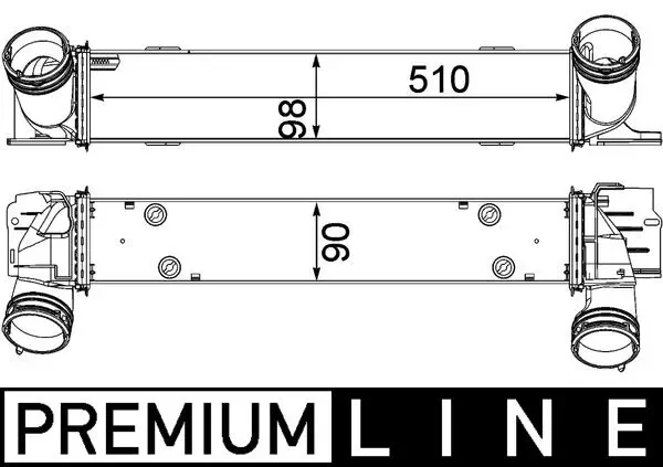 Интеркулер behr *** premium line *** CI146000P MAHLE - изображение 1