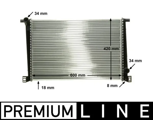 Радиатор, охлаждение двигателя behr *** premium line *** CR1123000P MAHLE