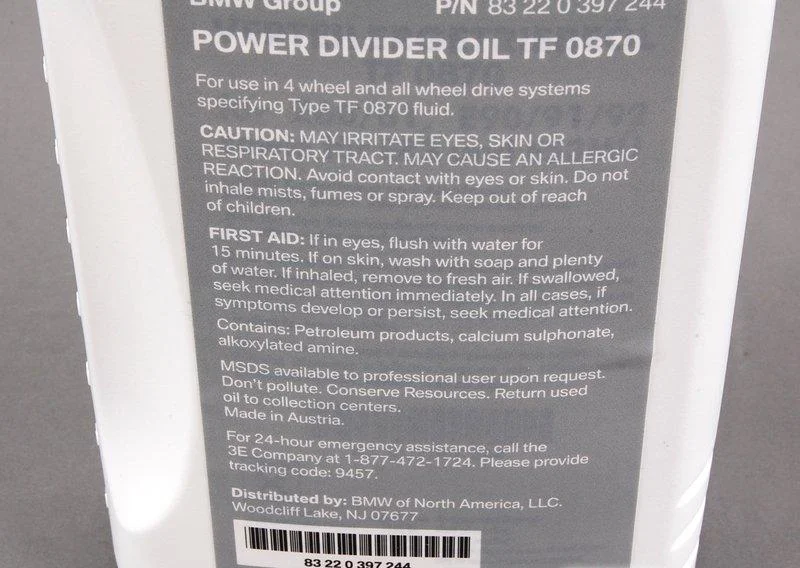 Масло в раздатку dtf 1 83220397244 BMW оригинал