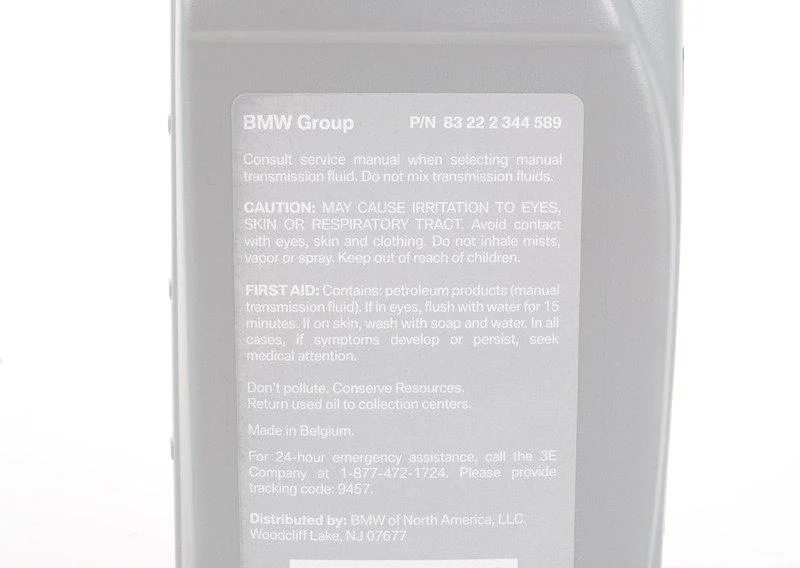 Масло для мкпп mtf 2 83220403247 BMW оригинал