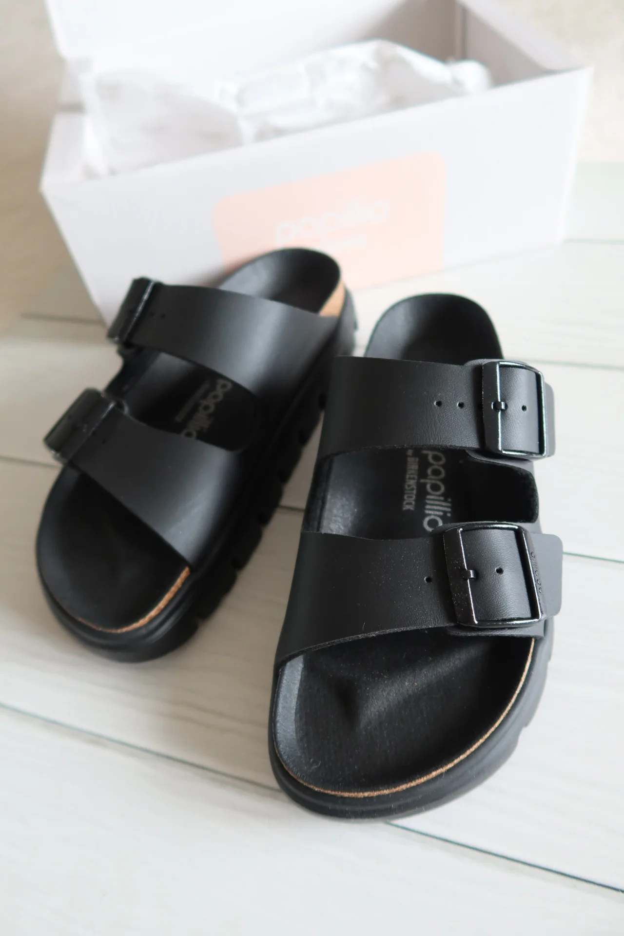 Женские сабо birkenstock arizona chunky - миниатюра 2