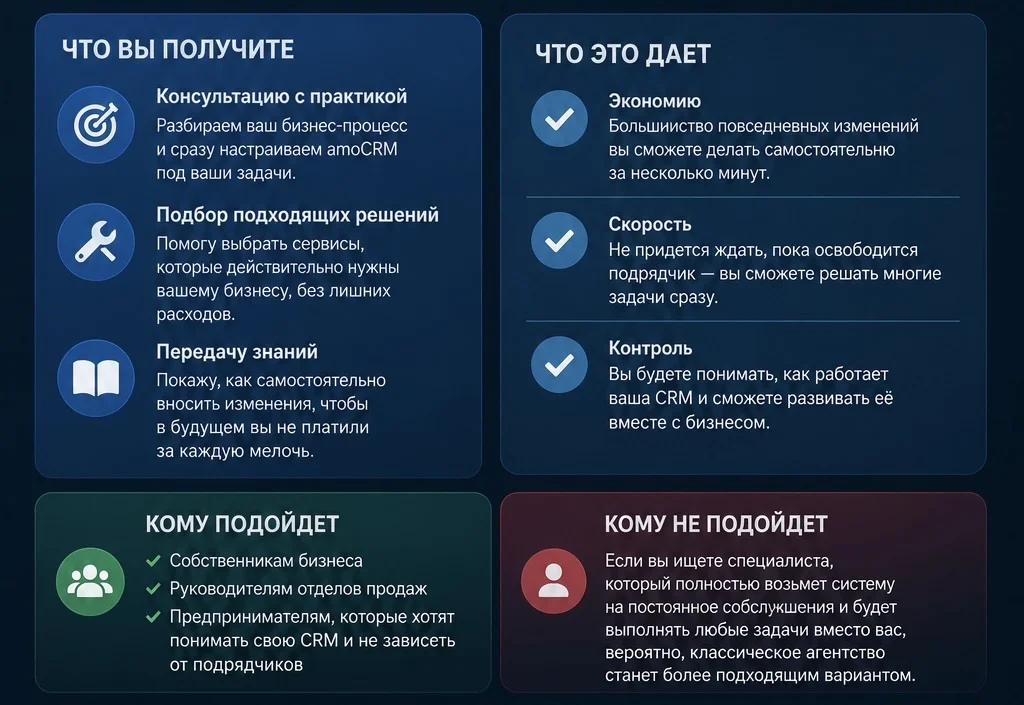 Научу настраивать amoCRM - миниатюра 2
