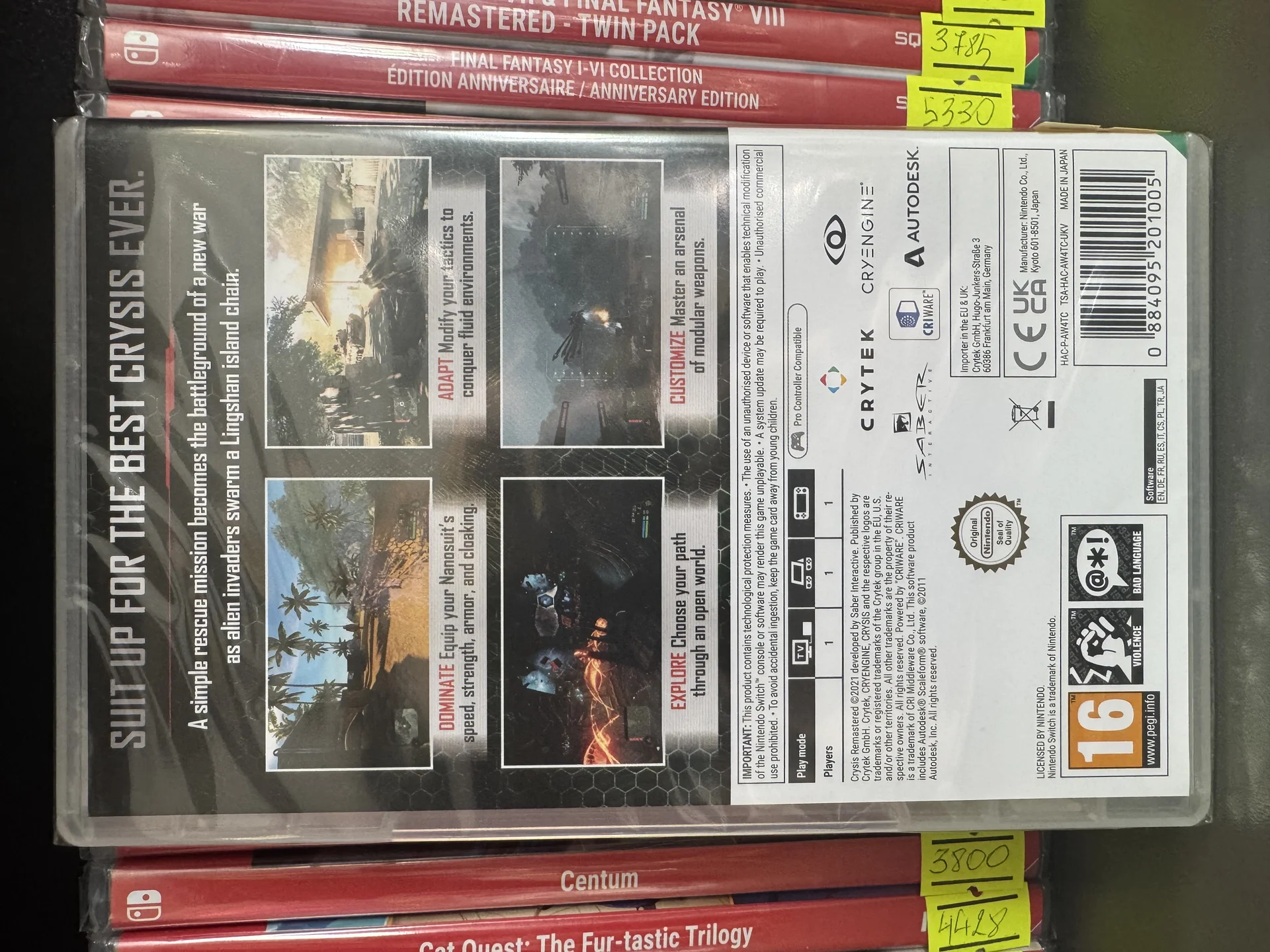 Crysis Remastered Switch новый - миниатюра 2
