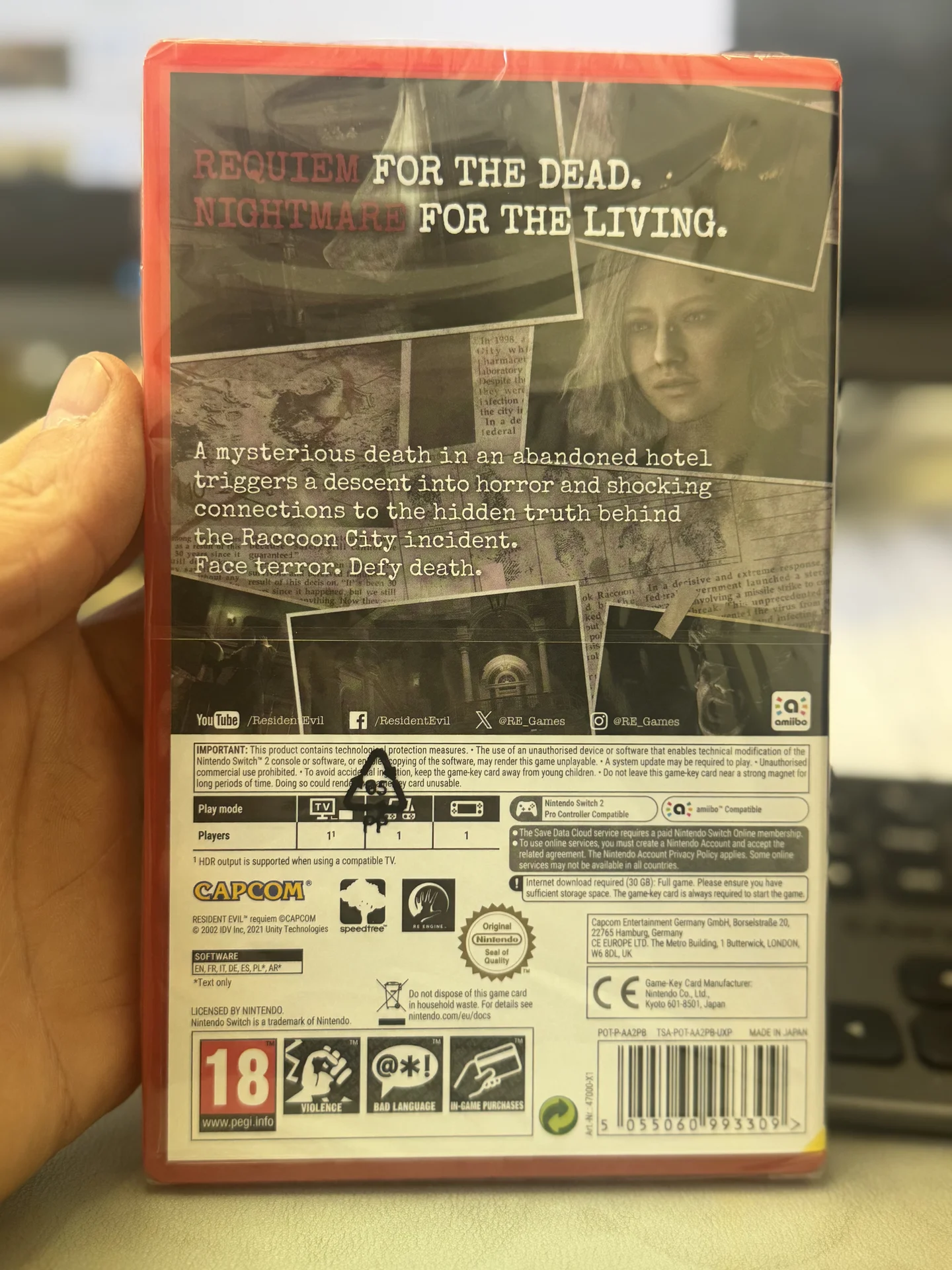 Resident Evil Requiem Switch2 новый - миниатюра 2
