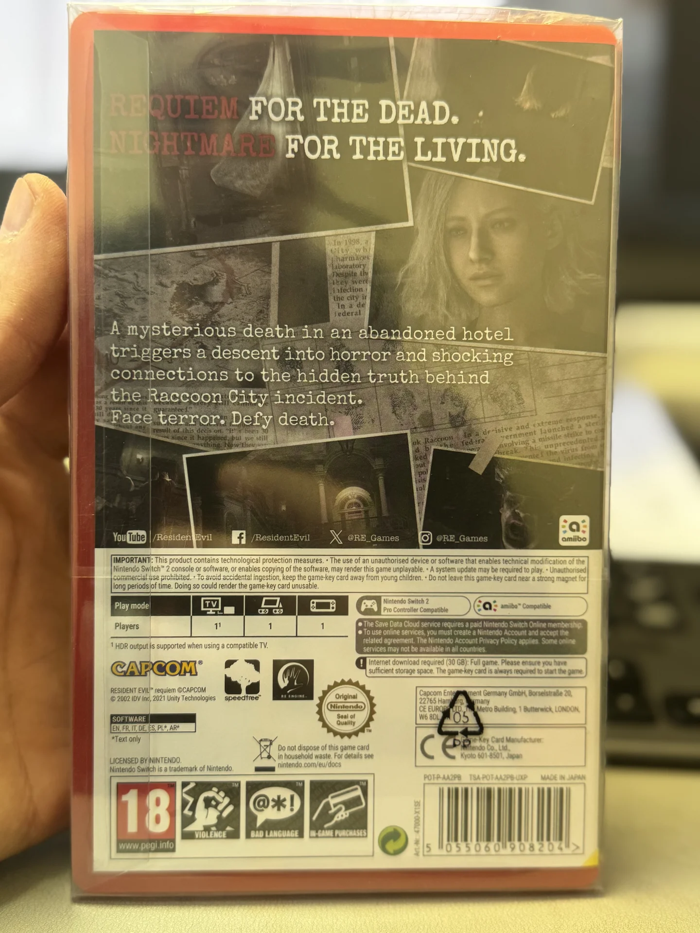 Resident Evil Requiem Lenticular Switch2 новый - миниатюра 2