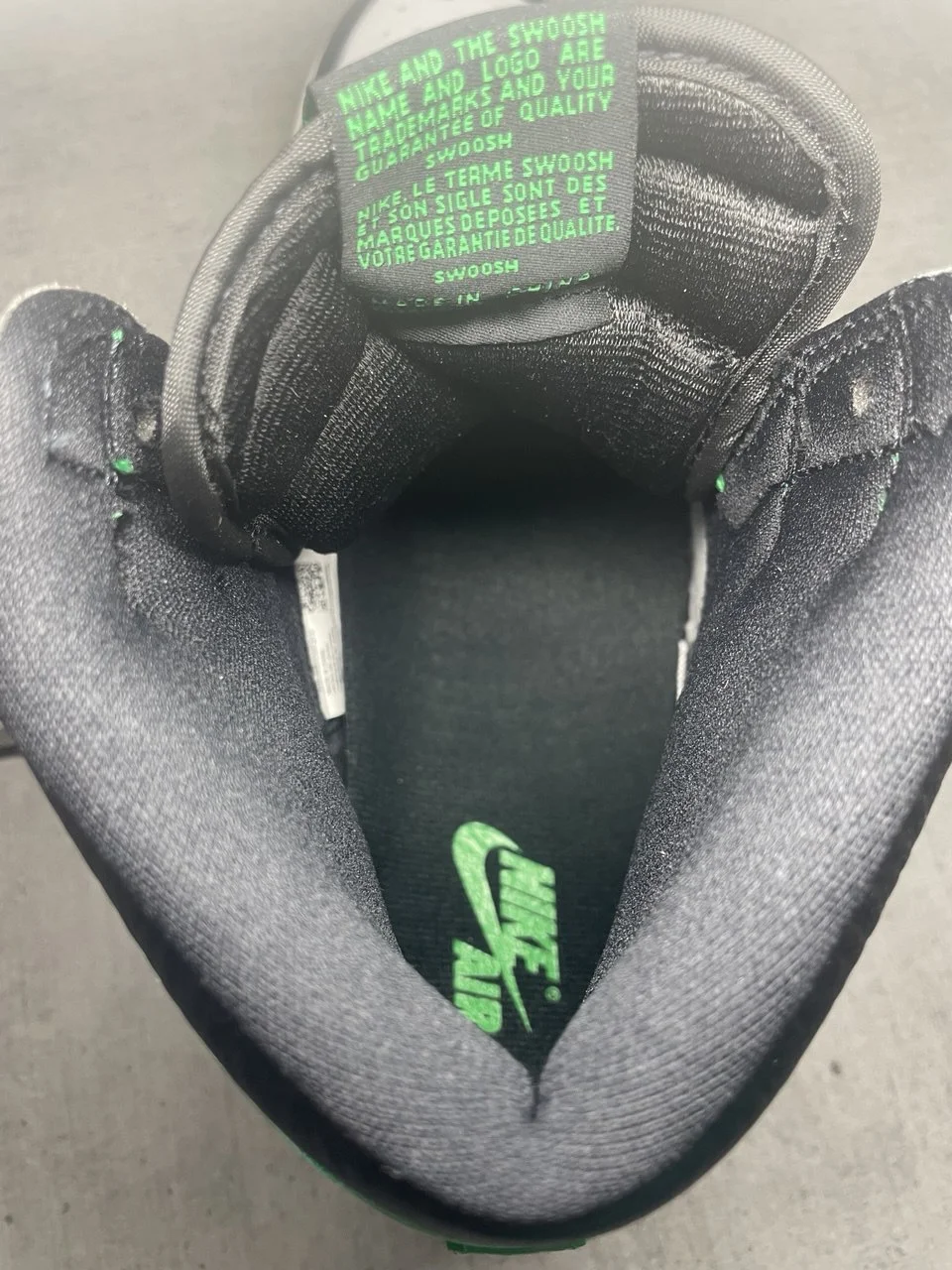 Nike Air Jordan 1 High Retro Lucky Green Оригинал - миниатюра 7