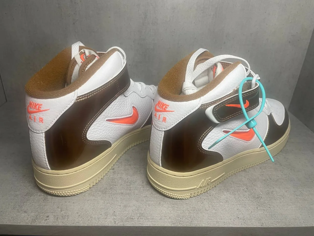 Nike Air Force 1 Mid QS Ale Brown Оригинал - миниатюра 3