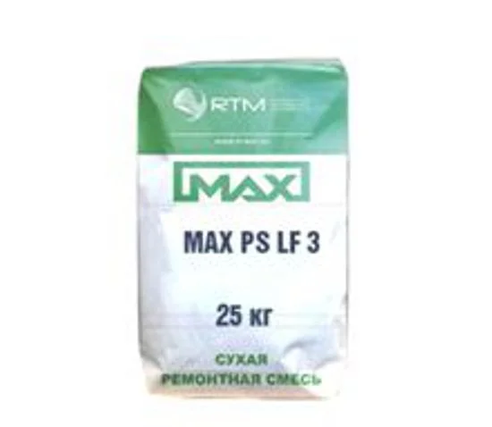 Смесь ремонтная MAX-RS-LF 3 безусадочная, сульфато - изображение 1