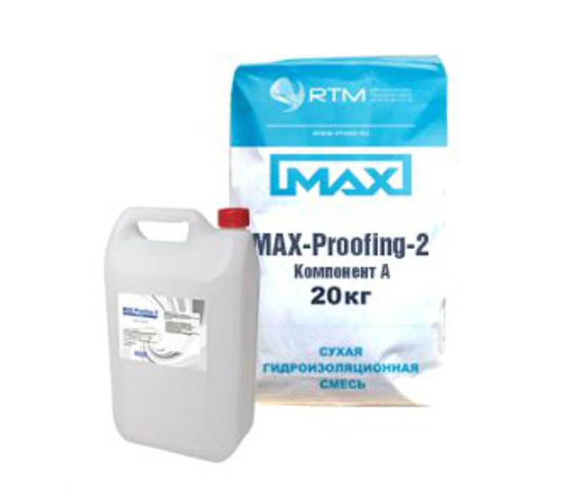 MAX-Proofing-02 эластичная двухкомпонентная гидрои - изображение 1