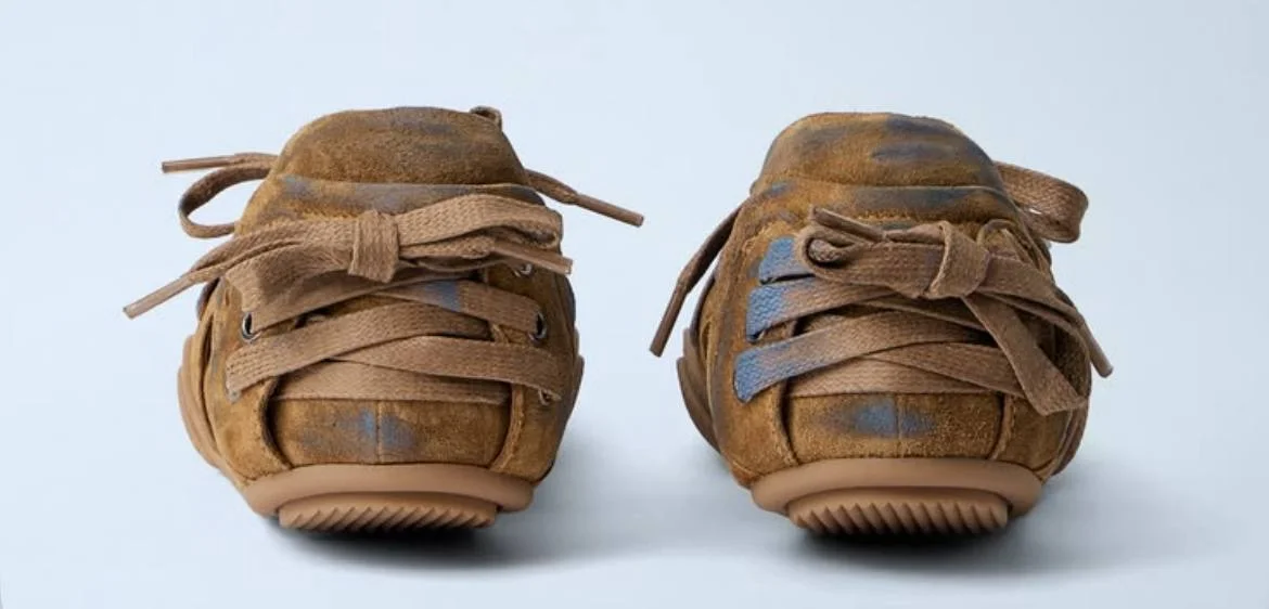 Acne Studios Suede Brown кеды - миниатюра 4