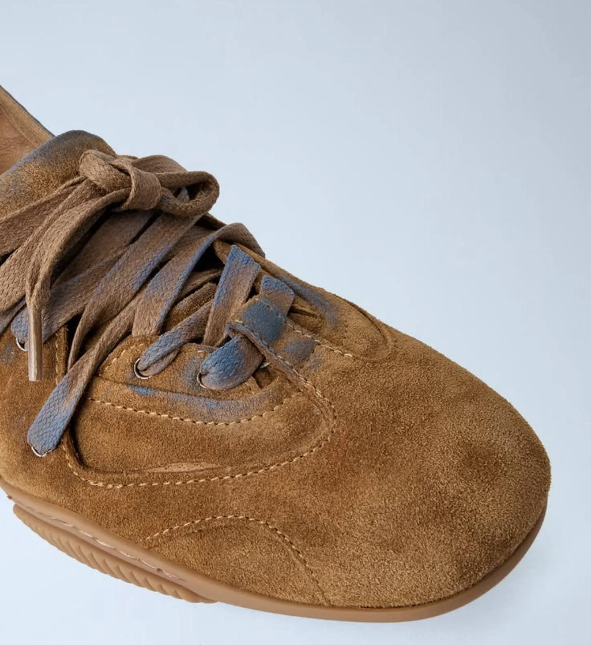 Acne Studios Suede Brown кеды - миниатюра 5