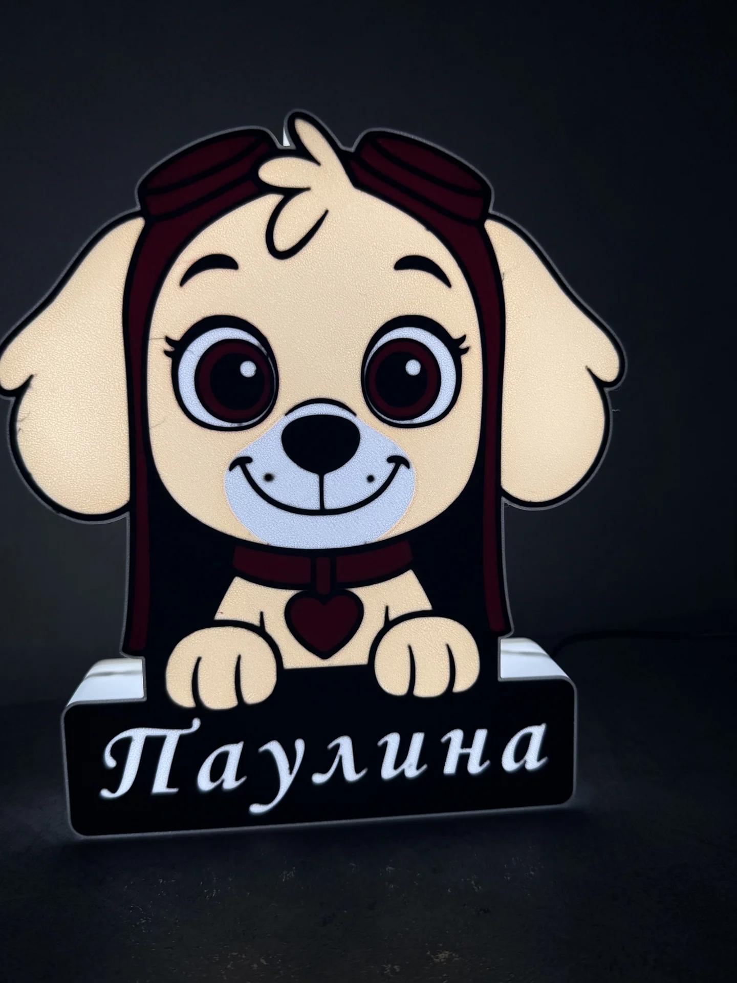 ИМЕННЫЕ LED НОЧНИКИ ИЗ 3D ПЕЧАТИ - миниатюра 3