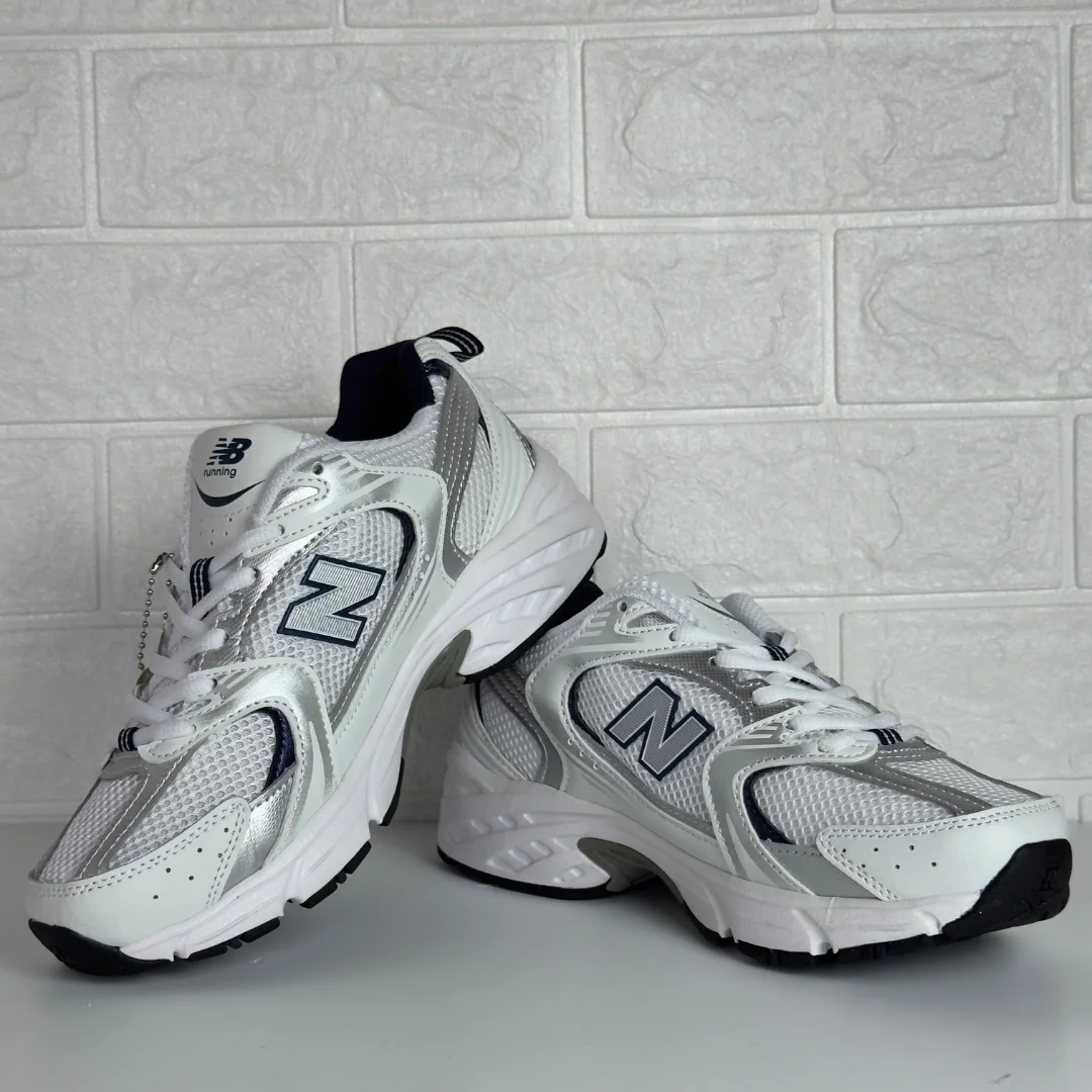 Кроссовки New Balance 530 бело - серебристые - миниатюра 3