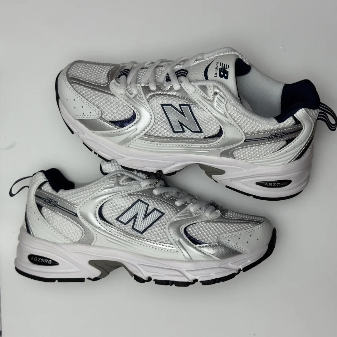 Кроссовки New Balance 530 бело - серебристые - миниатюра 4