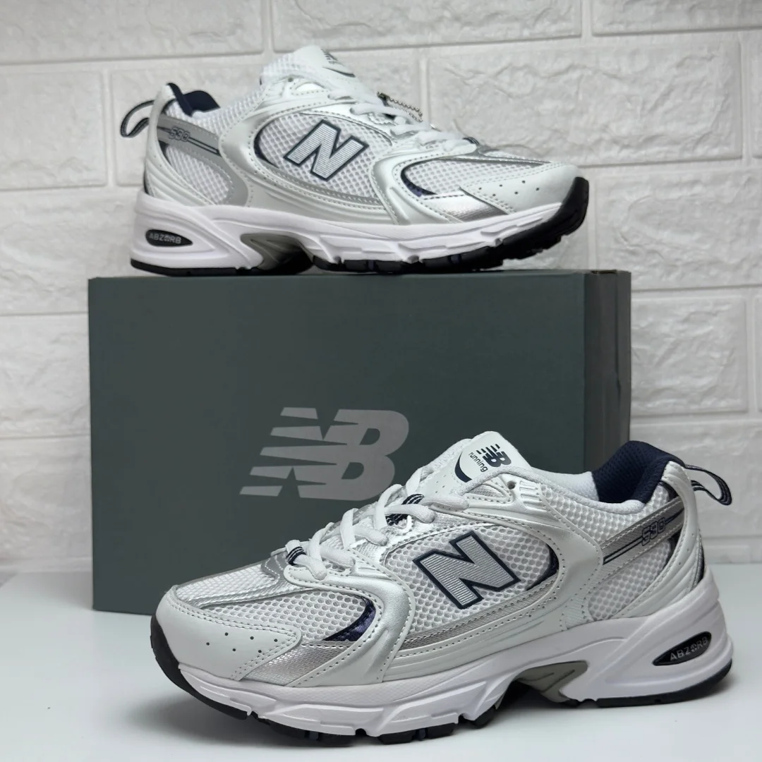Кроссовки New Balance 530 бело - серебристые - миниатюра 8