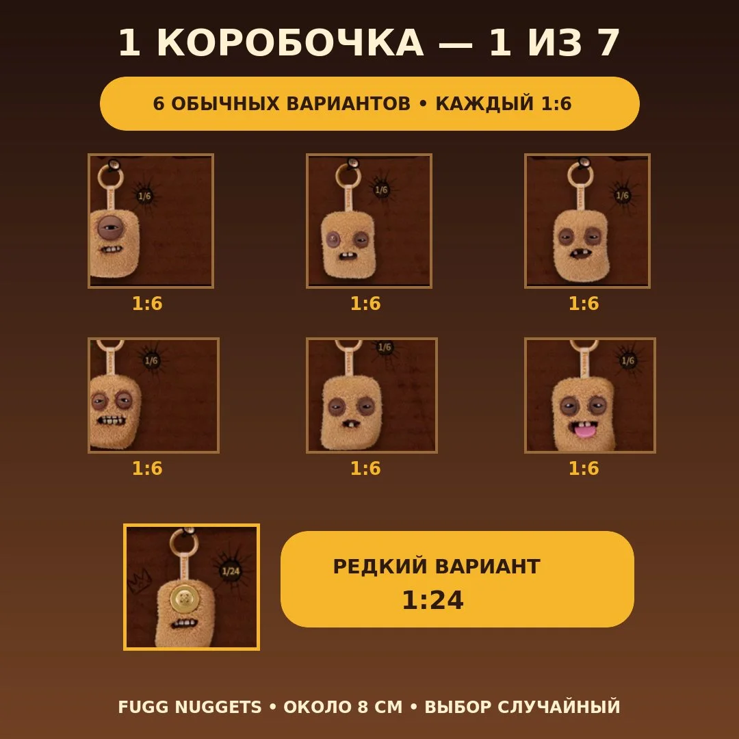 Fuggler сюрприз-бокс фугглер-брелок - миниатюра 5