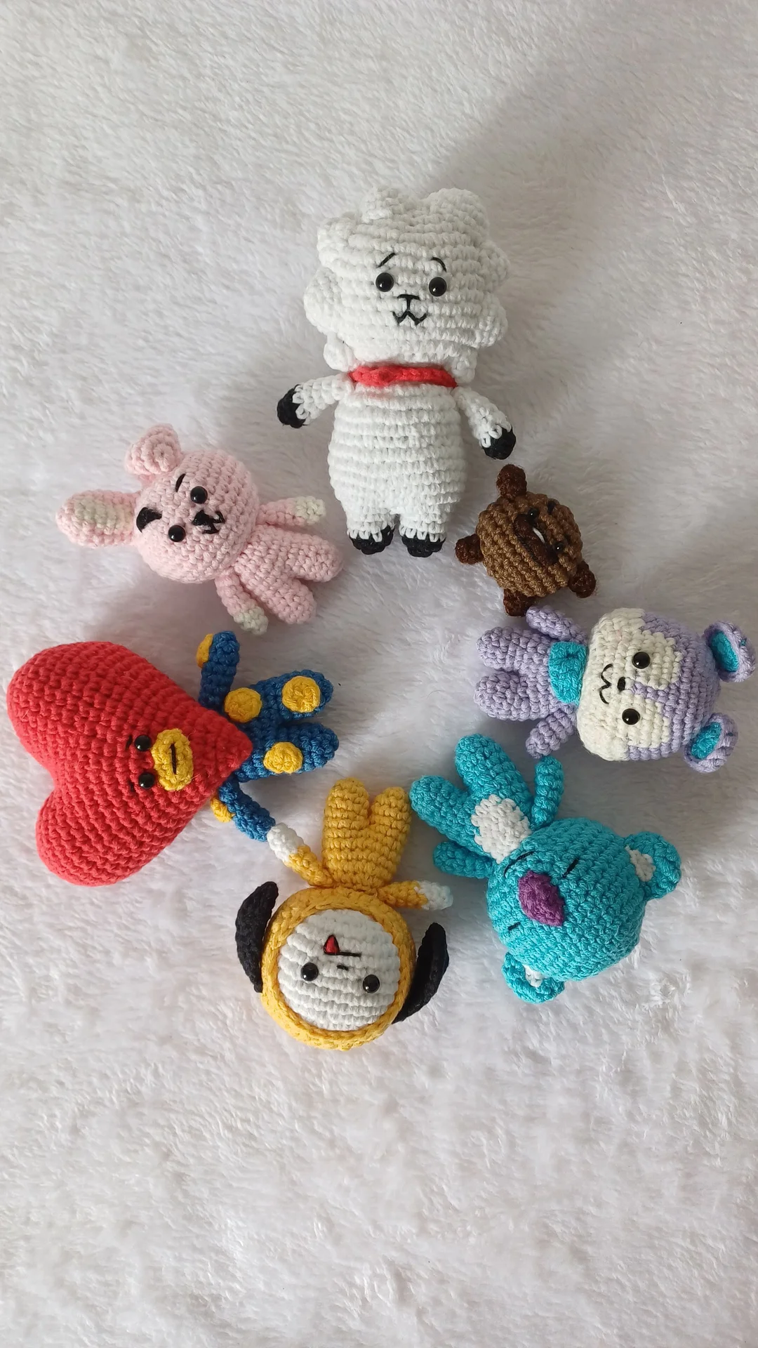 Вязаные игрушки BT21 (амигуруми)Подарок фанату BTS - миниатюра 2