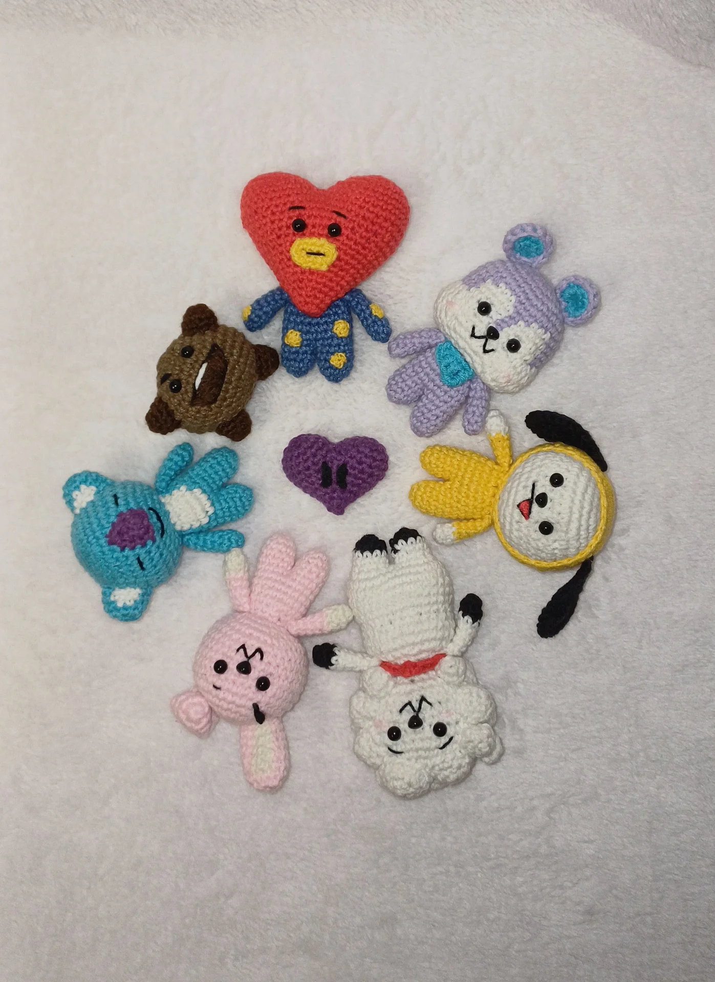 Вязаные игрушки BT21 (амигуруми)Подарок фанату BTS - изображение 1