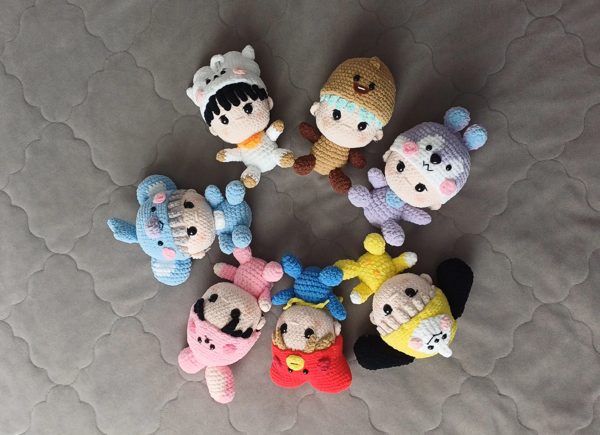 Вязаные BTS в костюме BT21 - миниатюра 9