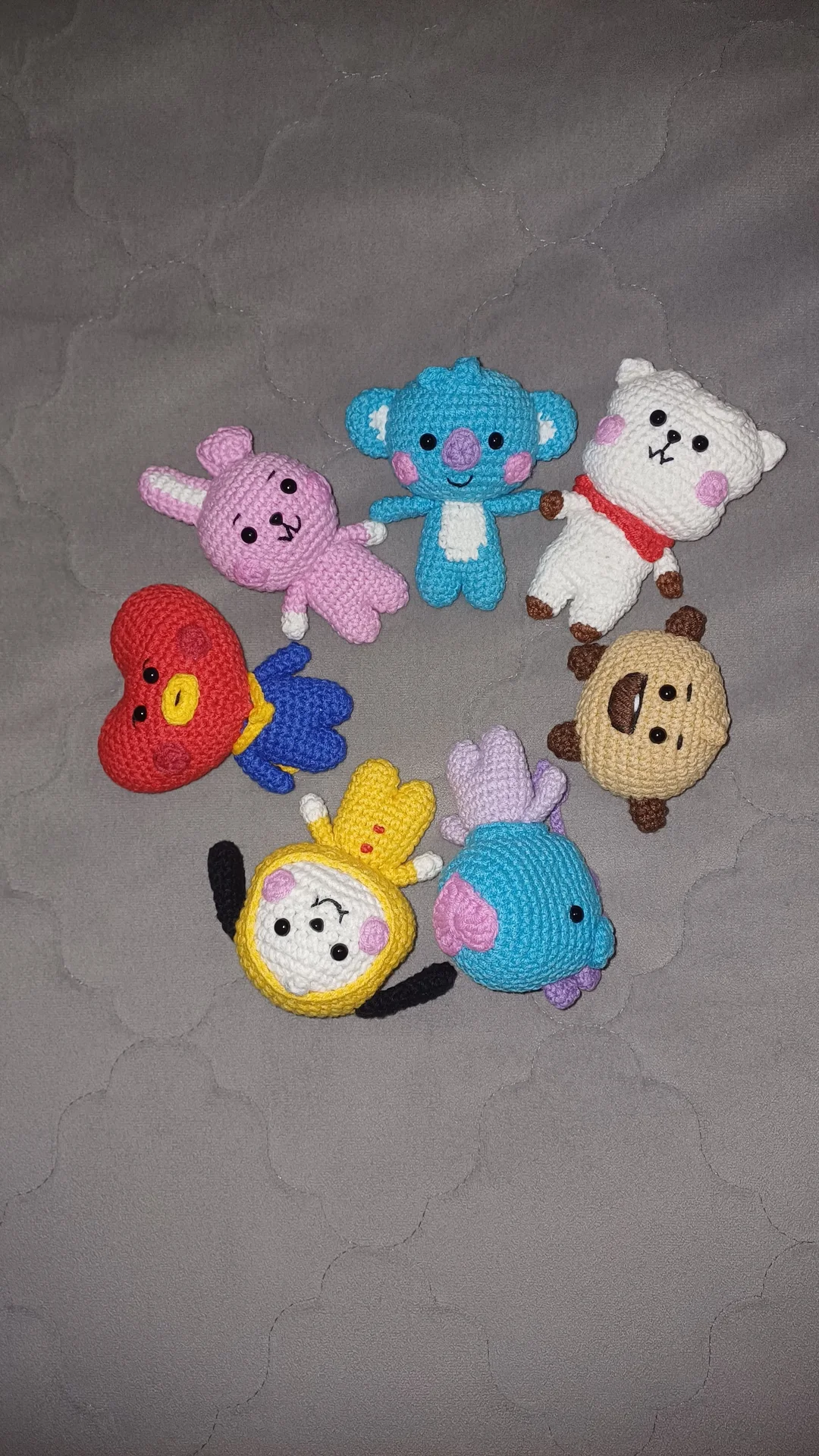 Вязаный набор BT21 - подарок фанату BTS - миниатюра 3