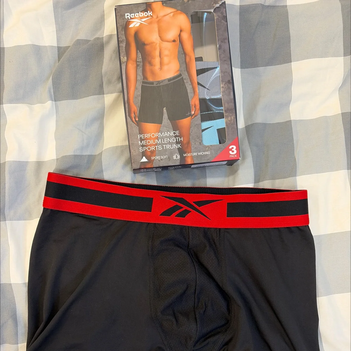 трусы мужские reebok performance sports trunk - миниатюра 2