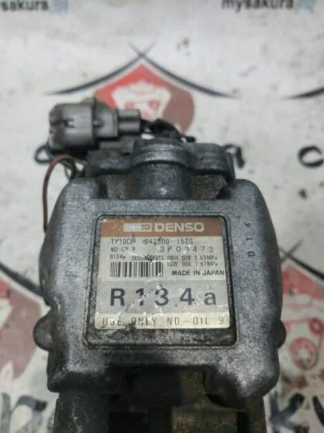 Компрессор кондиционера Toyota Caldina CT190G 2C - миниатюра 2