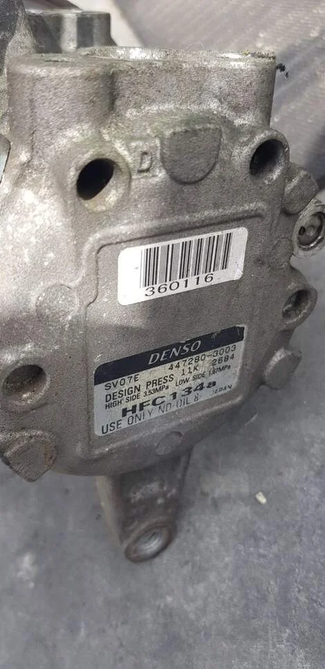Компрессор кондиционера Daihatsu Hijet S321V KF-VE - миниатюра 2
