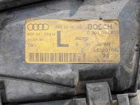 Фара Audi A4 8D2 ADP Лев. Перед. - миниатюра 3