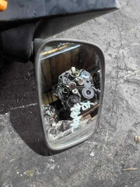 Зеркало Suzuki Alto HA23S K6A Прав. Перед. - миниатюра 3
