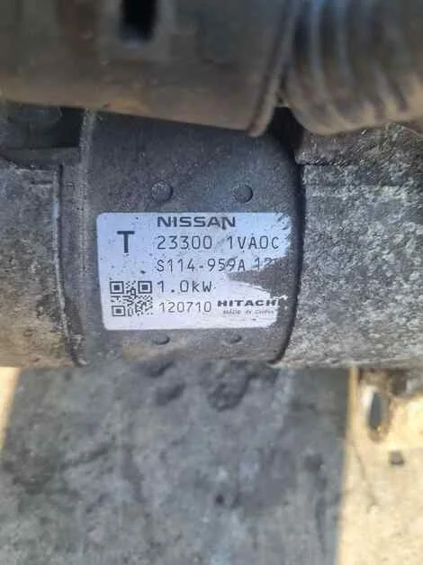 Стартер Nissan Serena FC26 MR20DD - миниатюра 2