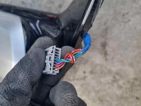 Зеркало Nissan Teana TNJ31 QR25DE Лев. Перед. - миниатюра 3