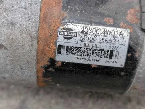 Стартер Nissan Elgrand MNE51 VQ25DE - миниатюра 2