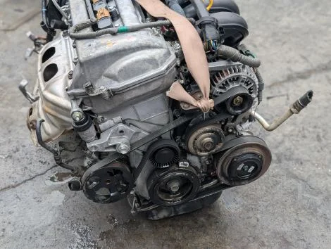 Двигатель Toyota Wish ZNE10G 1ZZ-FE - миниатюра 2