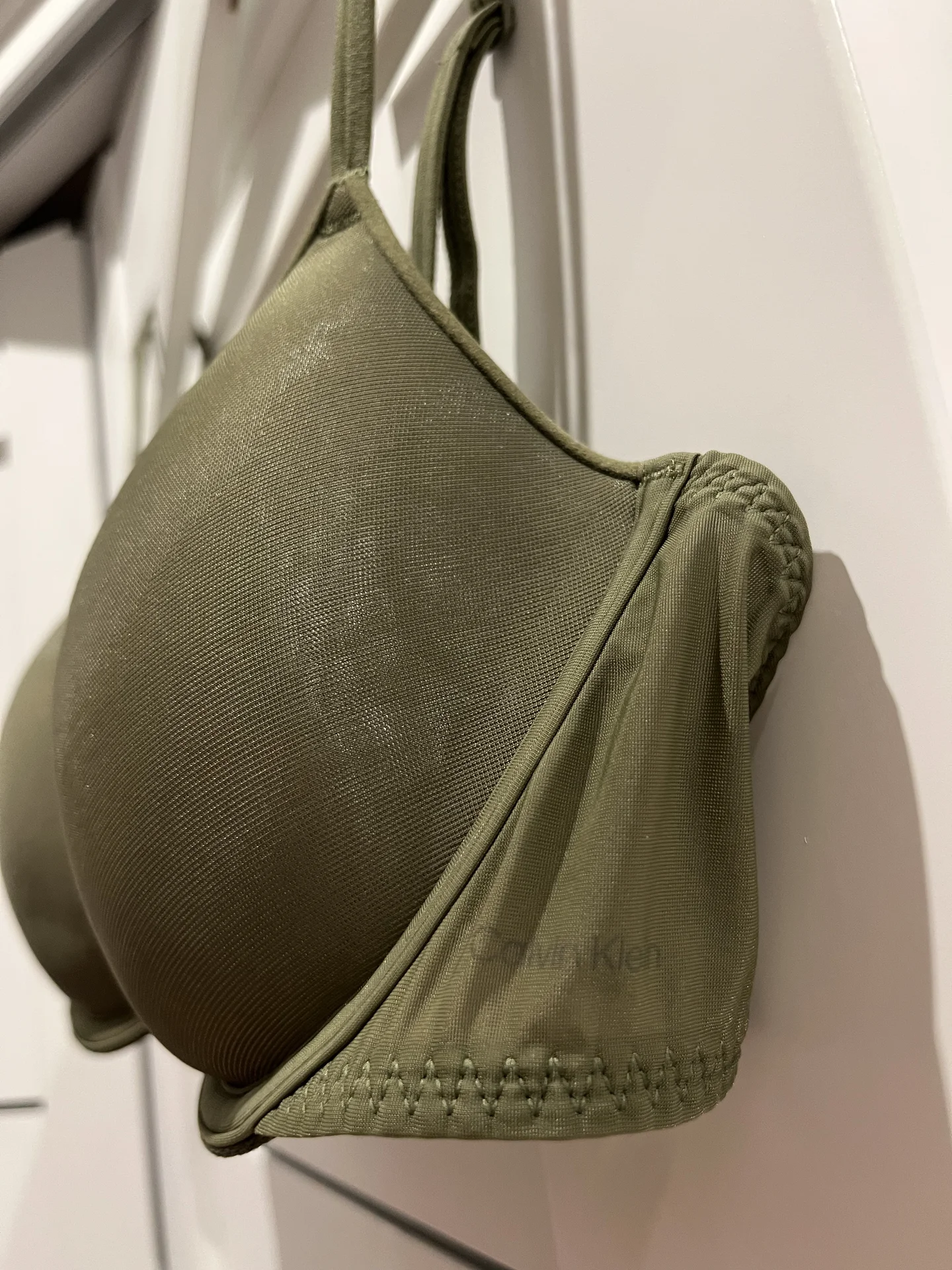 Calvin Klein бюстгальтер 75C, цвет хаки - миниатюра 2