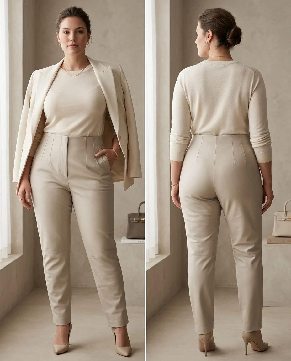 Брюки zara экокожа - миниатюра 2